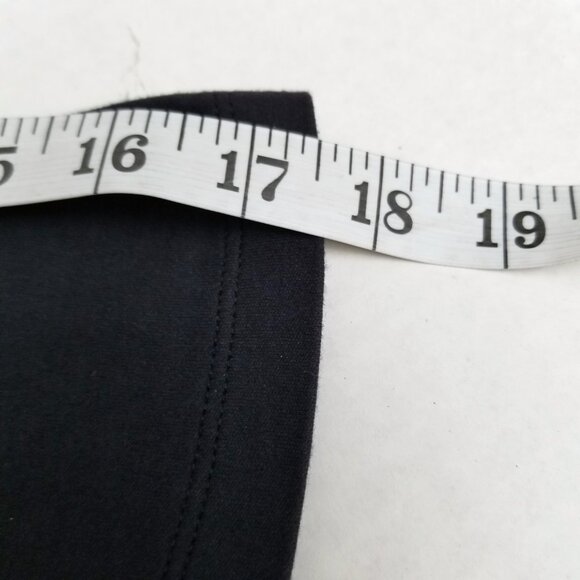 LL Bean Womens Black Cotton V Neck Tee XL Casual Relaxed Fit 3/4 Sleeve Capsule - Picture 9 of 10